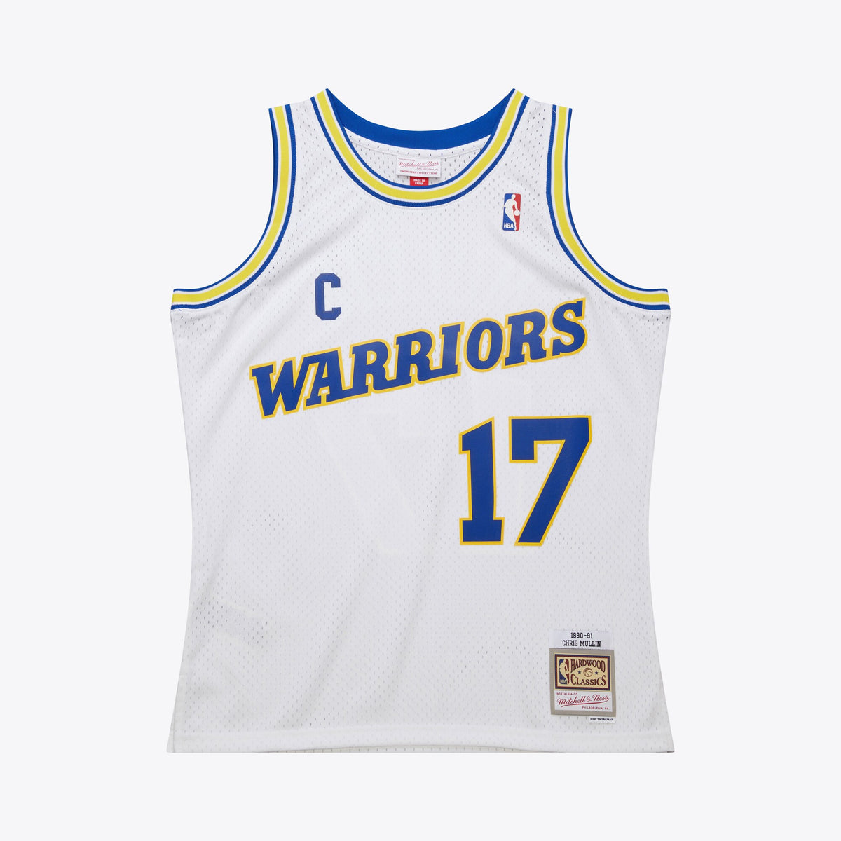 Chris Mullin Golden State Warriors 1990 Swingman Jersey