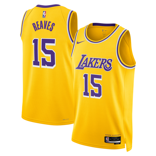 Austin Reaves Los Angeles Lakers Icon Edition Swingman Jersey - Gold - Unisex