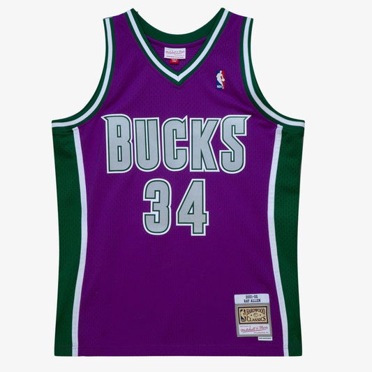 Ray Allen Milwaukee Bucks 2001-02 Swingman Jersey