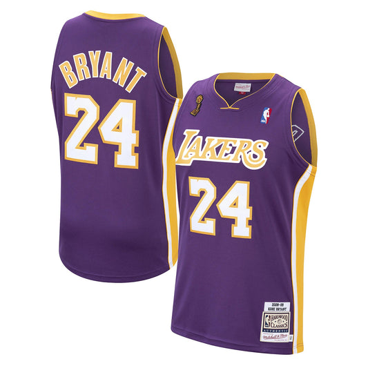 Kobe Bryant Los Angeles Lakers 2008 Authentic Road Jersey - Purple - Mens