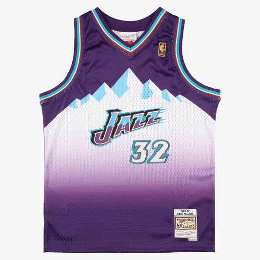 Karl Malone Utah Jazz Swingman Road Jersey - Youth