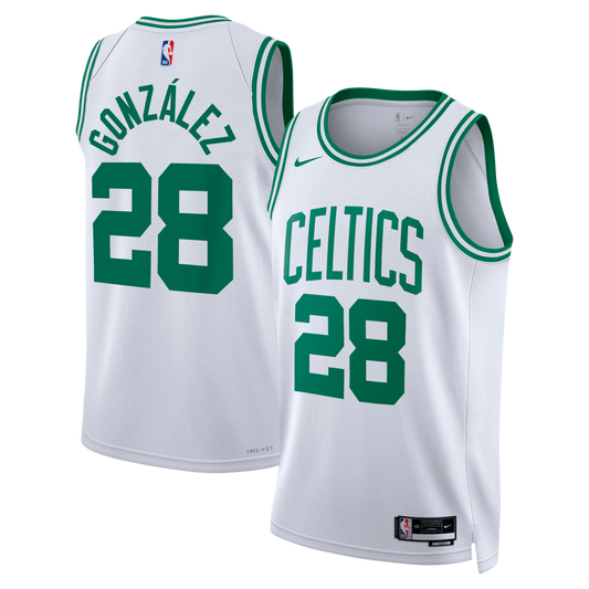 Hugo González Boston Celtics Association Edition Swingman Jersey - White - Unisex