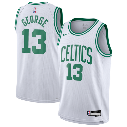 Paul George Boston Celtics Association Edition Swingman Jersey - White - Youth