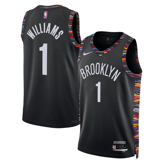 Ziaire Williams Brooklyn Nets 2025/26 City Edition Swingman Jersey - Black - Unisex