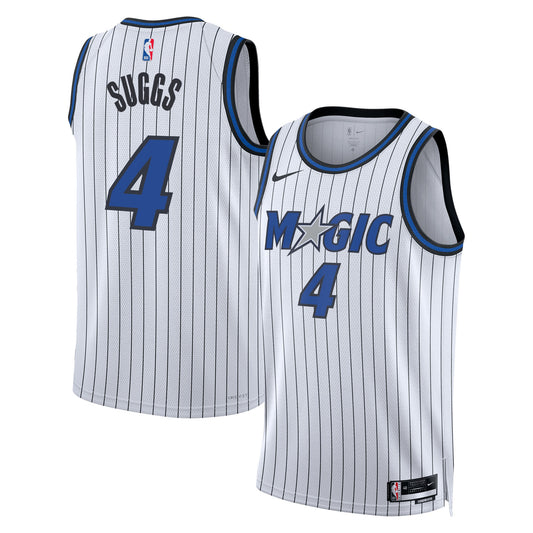 Jalen Suggs Orlando Magic Association Edition Replica Swingman Jersey - White - Unisex