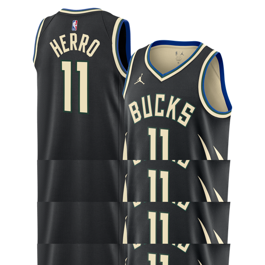 Tyler Herro Milwaukee Bucks Statement Edition Swingman Jersey - Hunter Green - Unisex