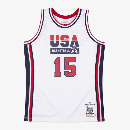 Magic Johnson USA Basketball 1992 Authentic Jersey