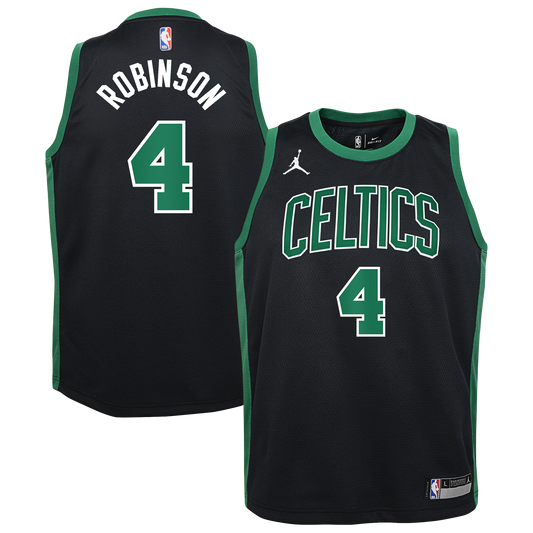 Mitchell Robinson Boston Celtics Statement Edition Swingman Jersey - Black - Youth