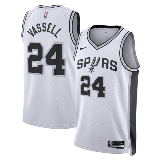 Devin Vassell San Antonio Spurs Association Edition Swingman Jersey - White - Unisex