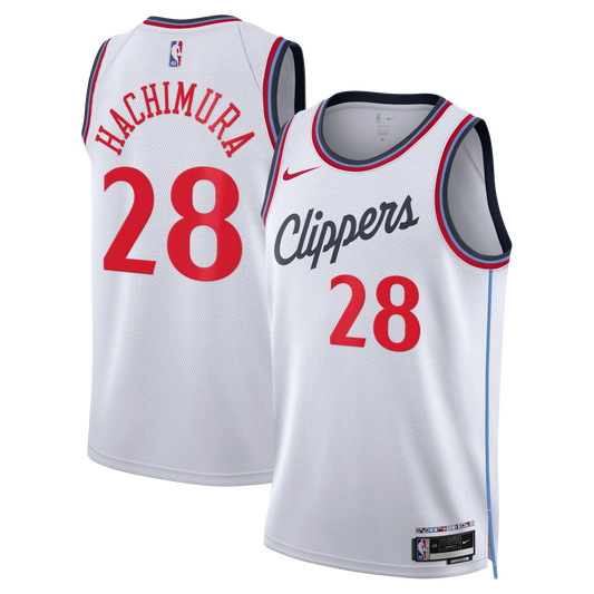 Rui Hachimura Los Angeles Clippers Association Edition Replica Swingman Jersey - White - Unisex