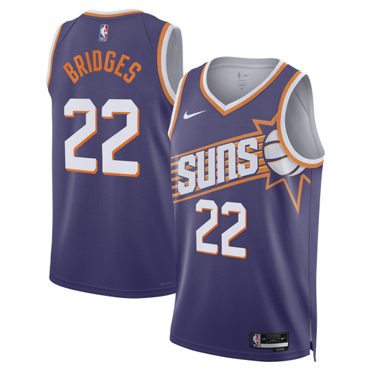Miles Bridges Phoenix Suns Icon Edition Swingman Jersey - Purple - Unisex