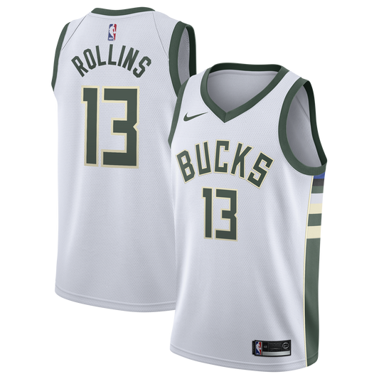 Ryan Rollins Milwaukee Bucks Association Edition Swingman Jersey - White - Youth
