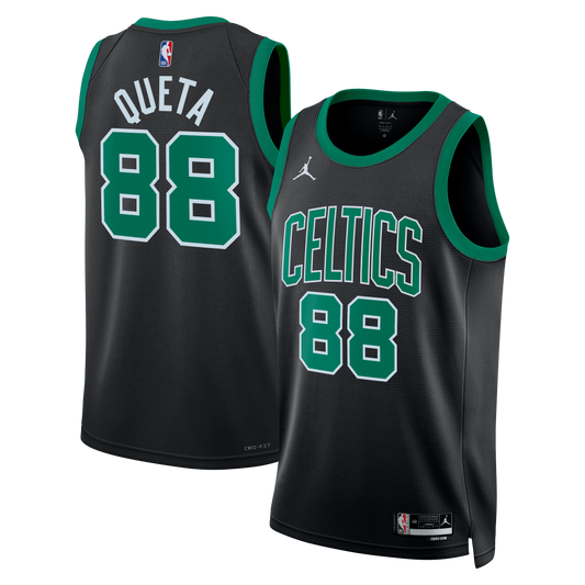 Neemias Queta Boston Celtics Statement Edition Swingman Jersey - Black - Unisex