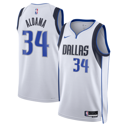 Santi Aldama Dallas Mavericks Association Edition Swingman Jersey - White - Unisex
