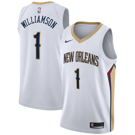 Zion Williamson New Orleans Pelicans Swingman Association Jersey - Youth