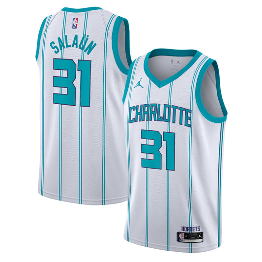 Tidjane Salaün Charlotte Hornets Association Edition Swingman Jersey - White - Youth