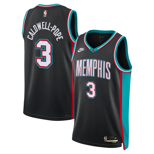 Kentavious Caldwell-Pope Memphis Grizzlies Classic Edition Jersey - Black - Unisex