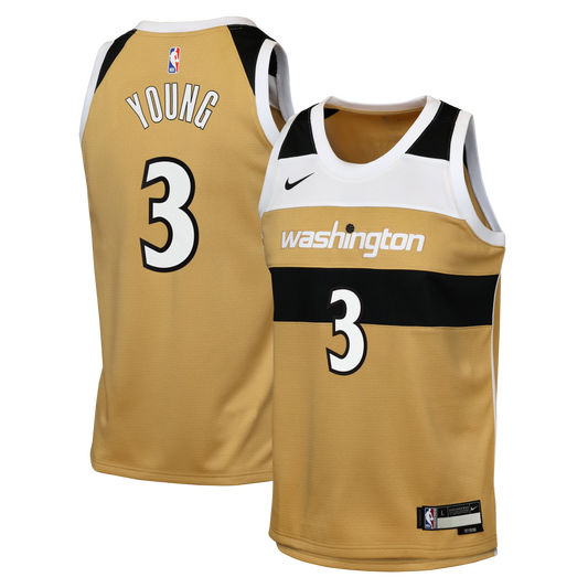 Trae Young Washington Wizards 2025/26 City Edition Swingman Jersey - Tan - Youth