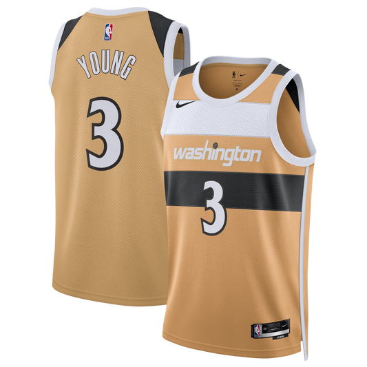 Trae Young Washington Wizards 2025/26 City Edition Swingman Jersey - Tan - Unisex