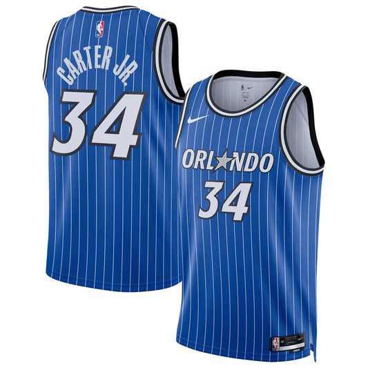 Wendell Carter Jr. Orlando Magic Icon Edition Replica Swingman Jersey - Blue - Unisex