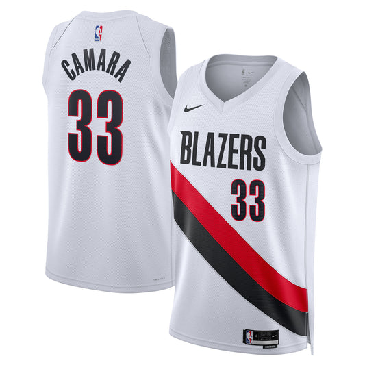 Toumani Camara Portland Trail Blazers Association Edition Replica Swingman Jersey - White - Unisex
