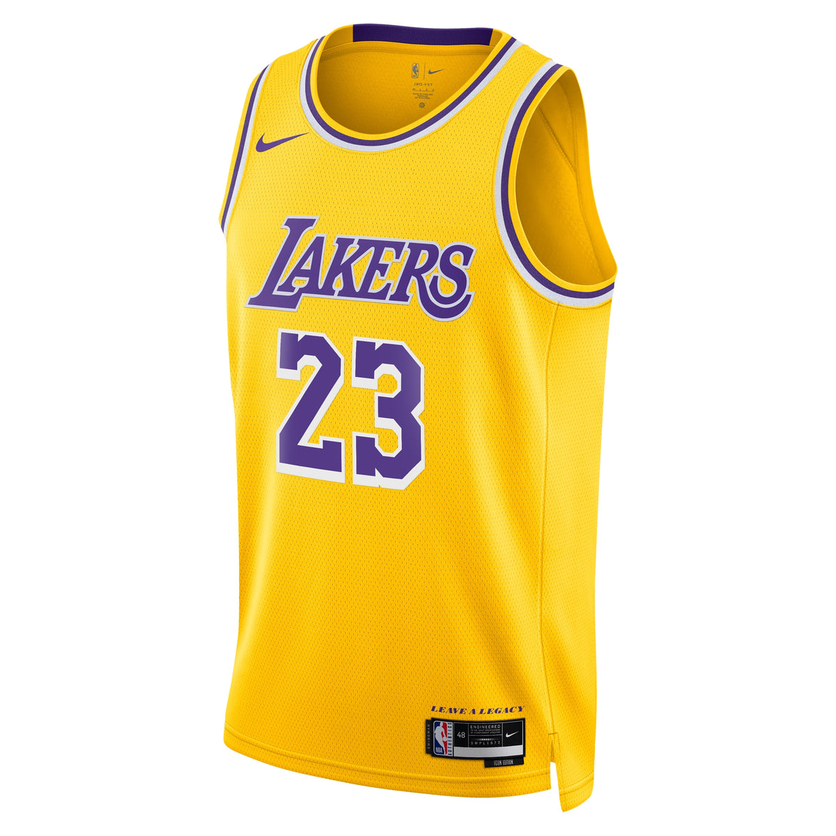 LeBron James Los Angeles Lakers Swingman Icon Jersey - Gold - Youth